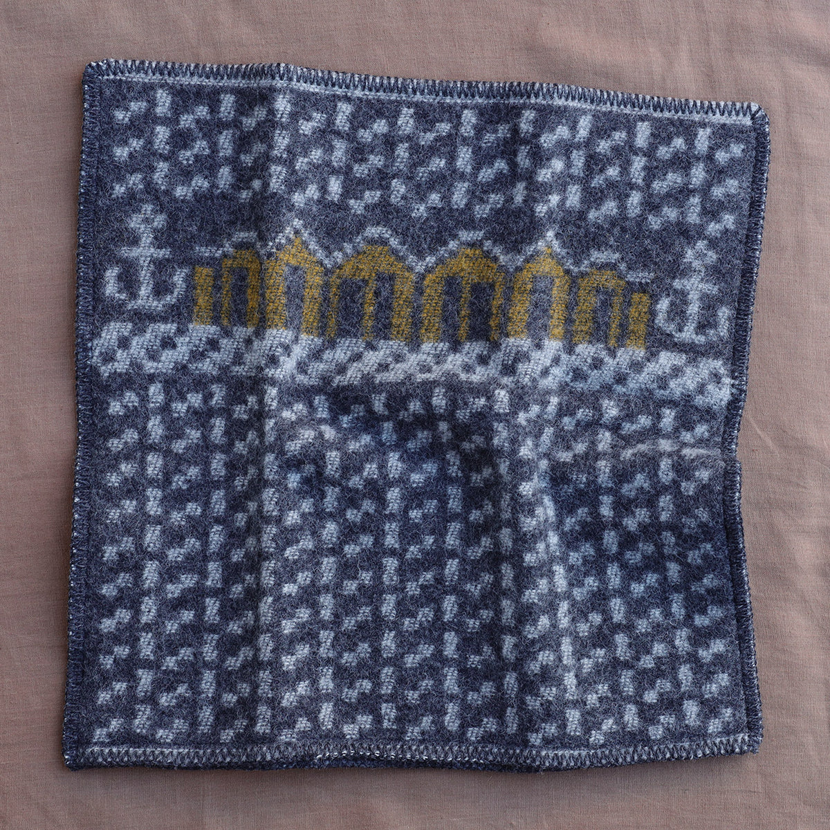 Jacquard Woven Cushion Cover - 100% Wool - Skaftö (50x50cm)