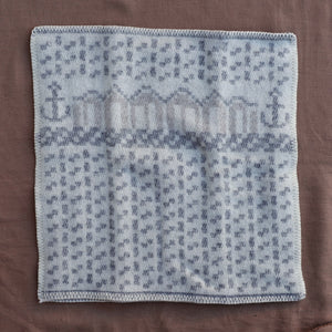 Jacquard Woven Cushion Cover - 100% Wool - Skaftö (50x50cm)