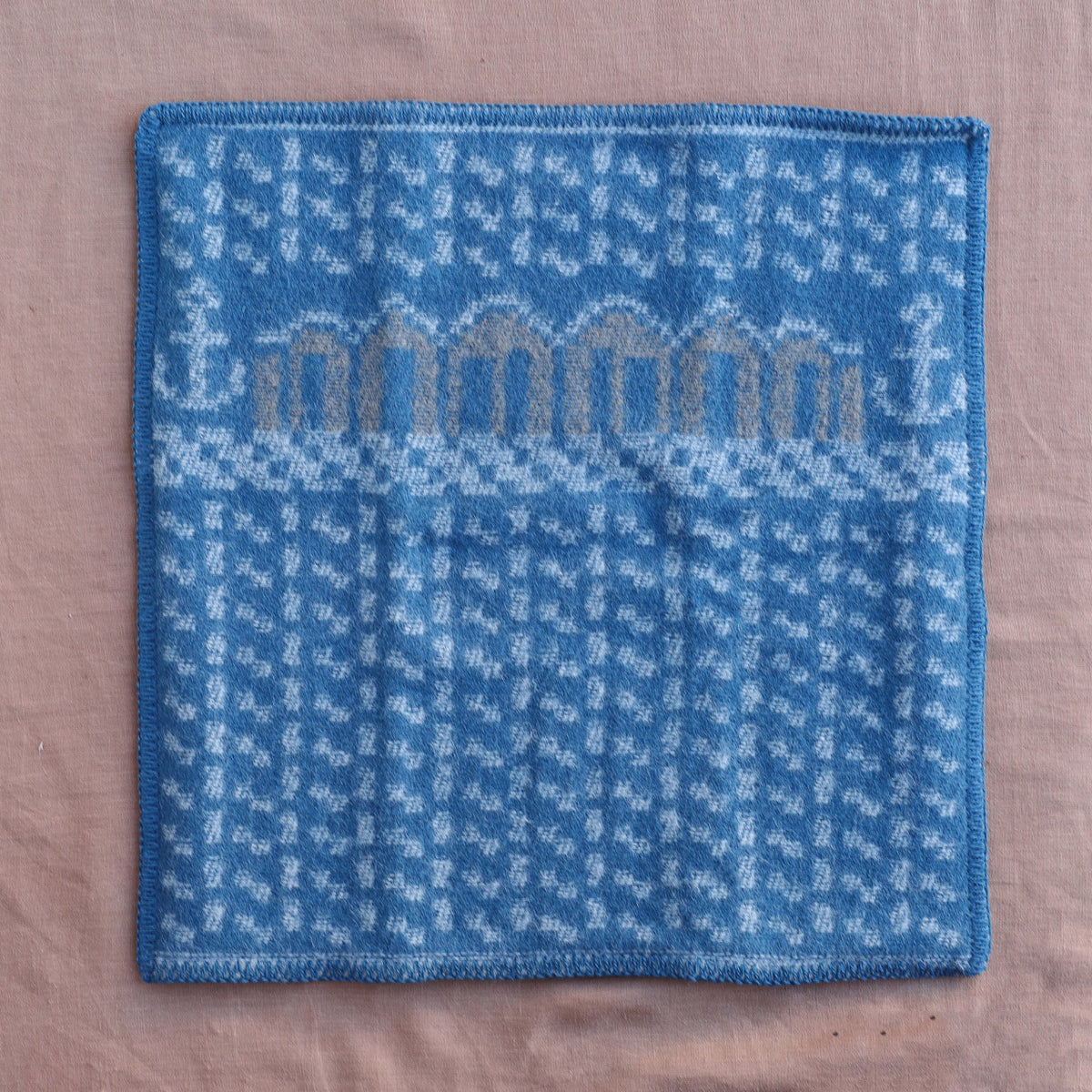 Jacquard Woven Cushion Cover - 100% Wool - Skaftö (50x50cm)
