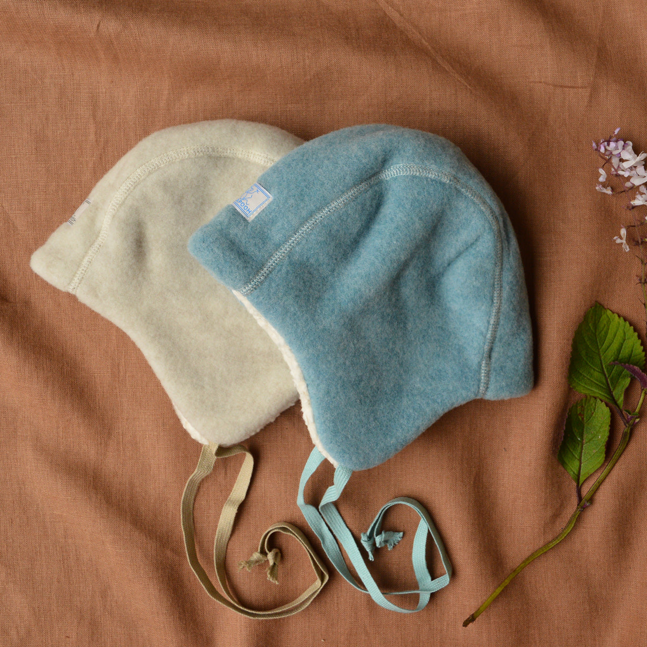 Jan Baby Wool Fleece Hat with Organic Cotton Teddy Lining (0-3y)