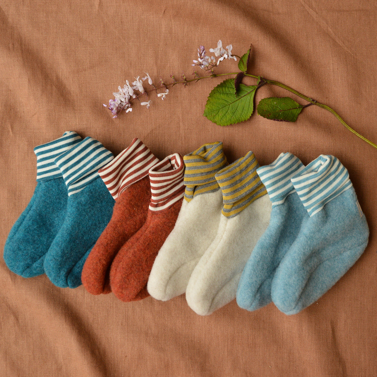 Fleece sales baby socks