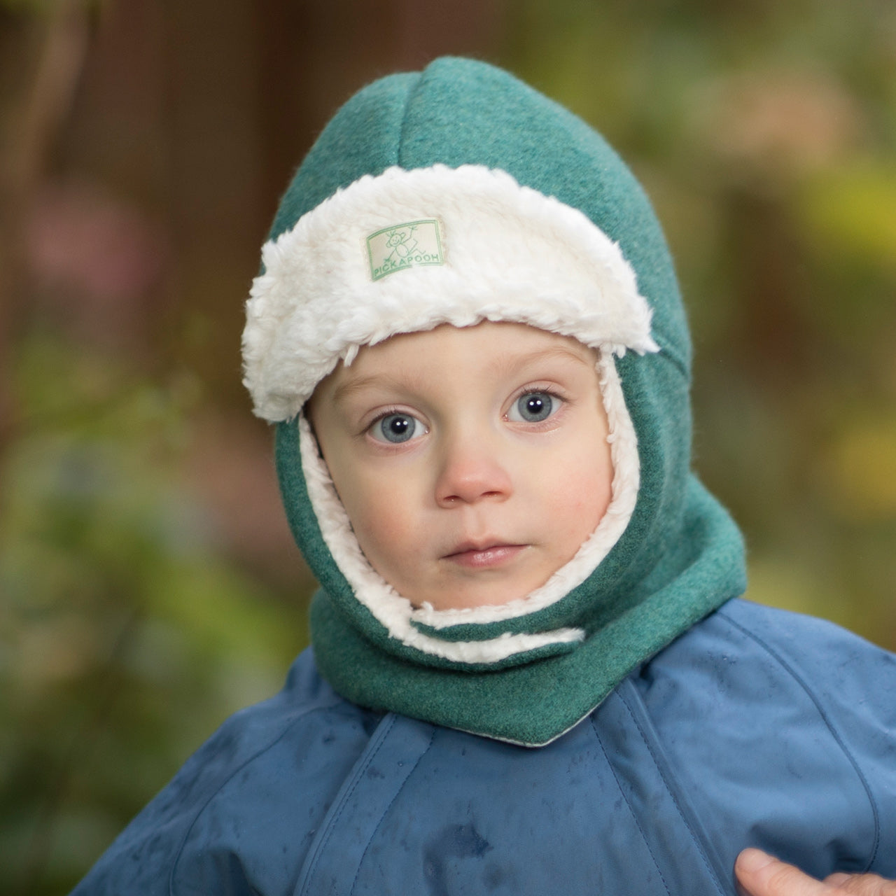 Fynn Organic Boiled Wool Lumberjack Hat with Teddy Lining (1-10y)