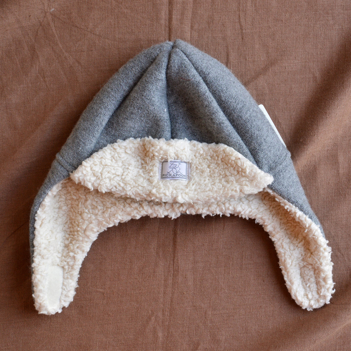 Fynn Organic Boiled Wool Lumberjack Hat with Teddy Lining (1-10y)