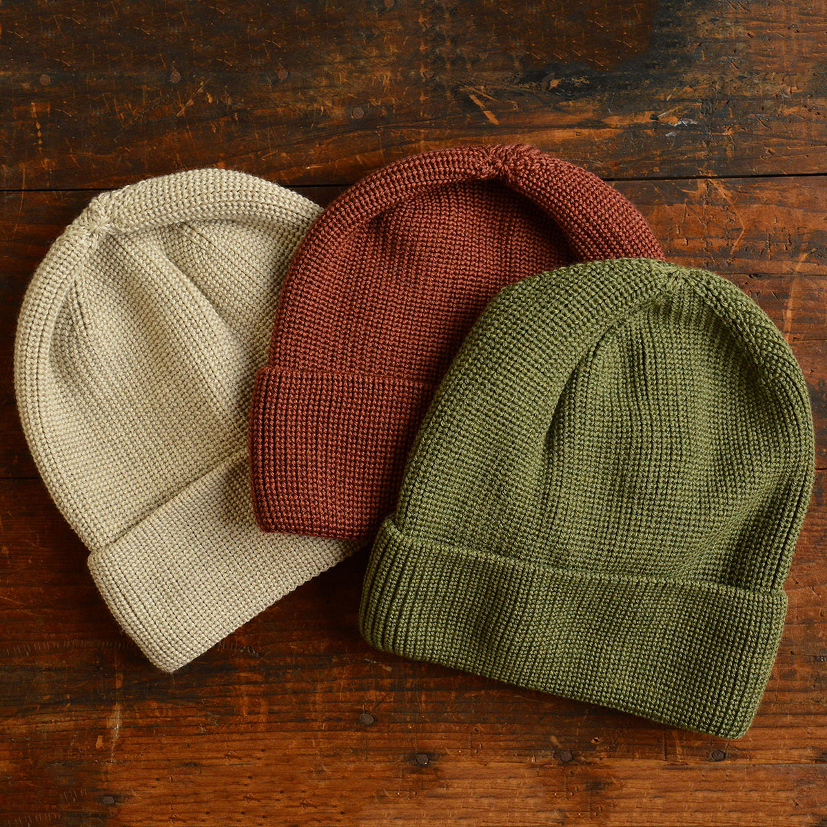Knitted Slouch Beanie - Wool/Silk (Child-Adult)