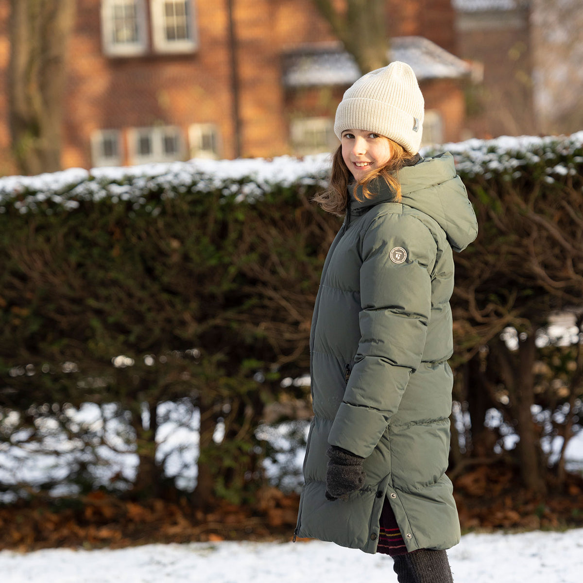 Knitted Slouch Beanie - Wool/Silk (Child-Adult)