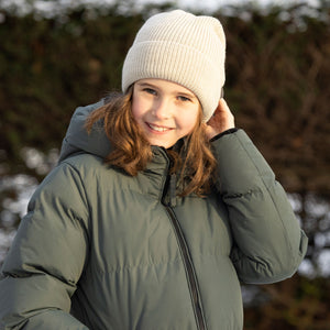 Knitted Slouch Beanie - Wool/Silk (Child-Adult)