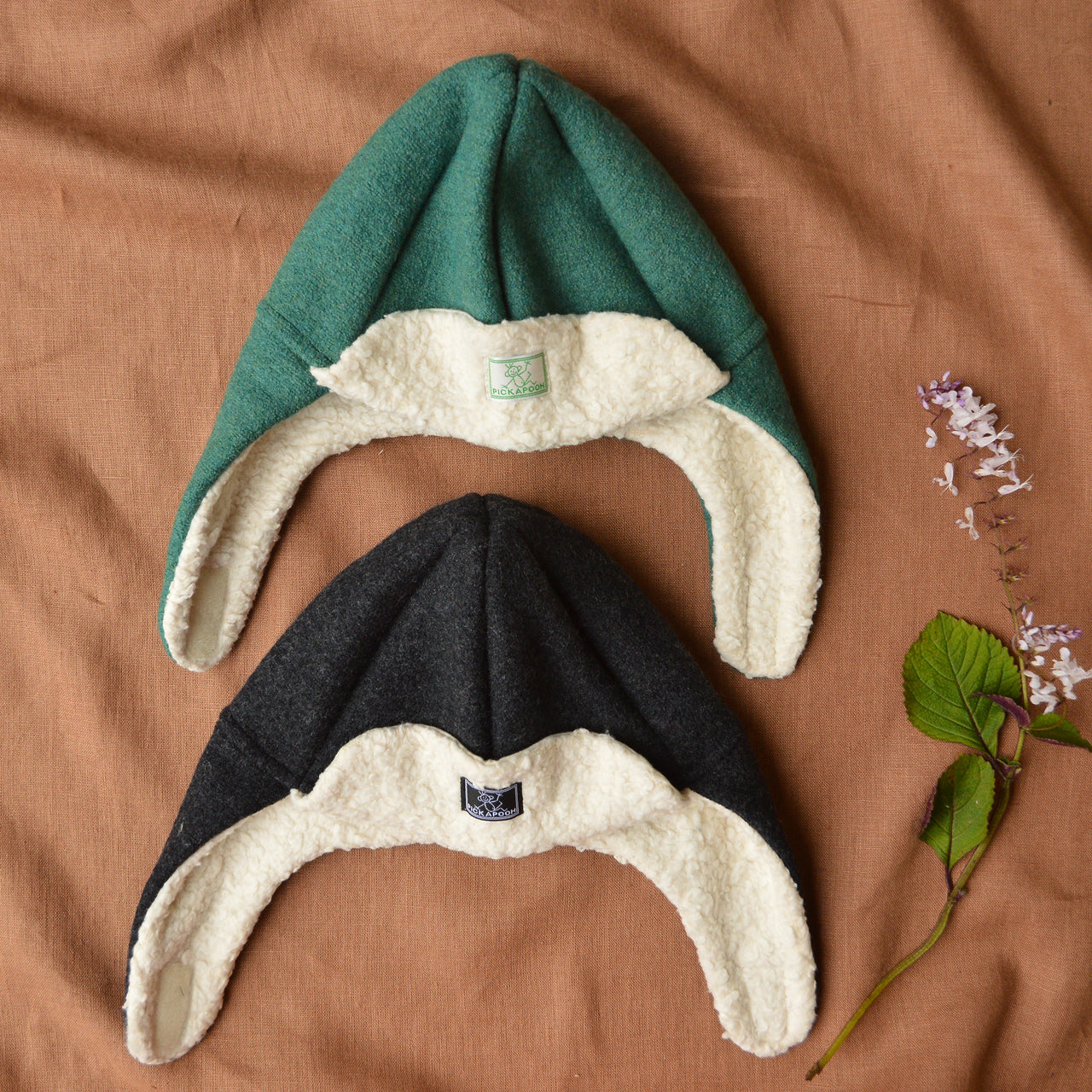 Organic Boiled Wool Hat with Plush Lining by Pickapooh from Woollykins