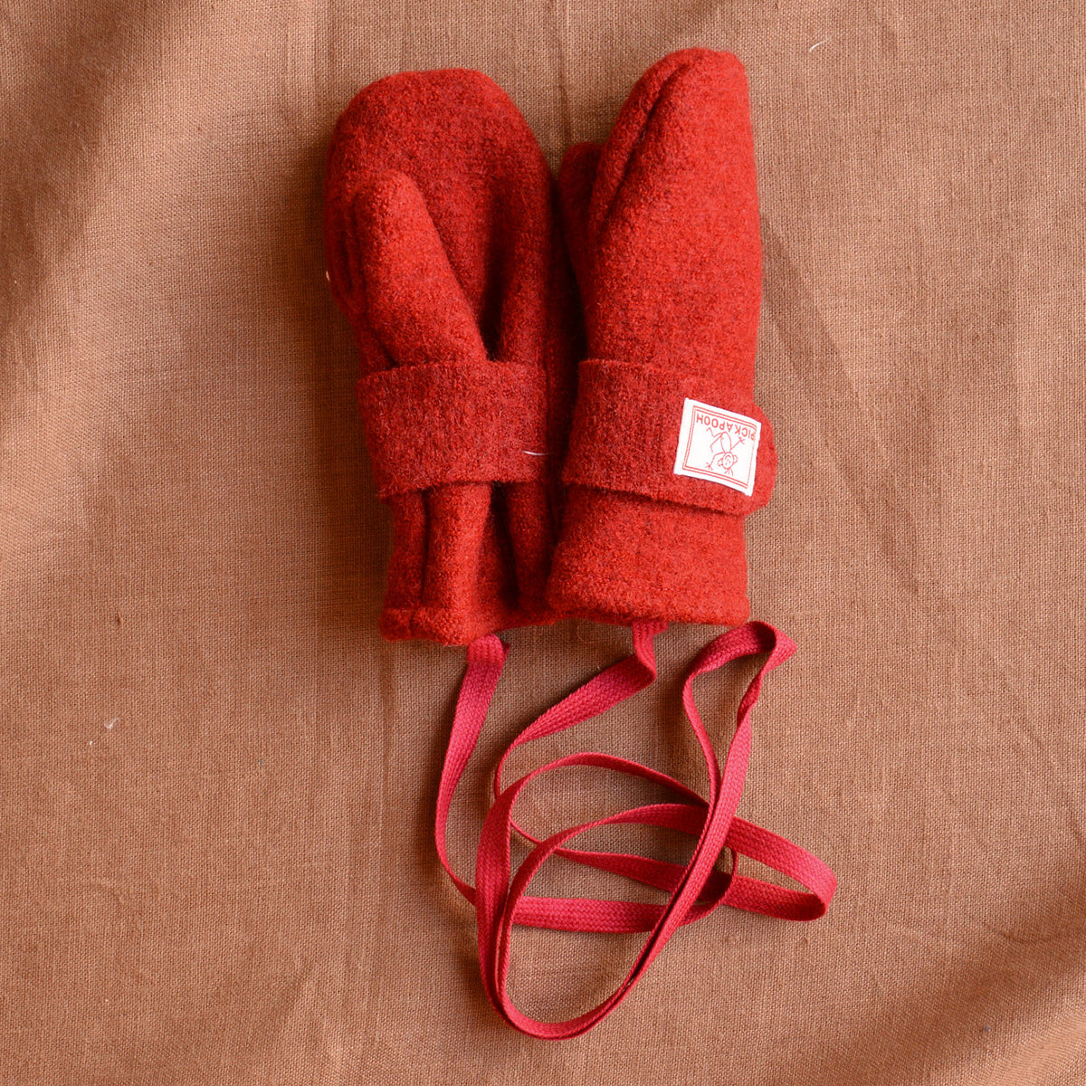 Boiled Wool Mittens With Wool/Silk Lining (9m-6y)