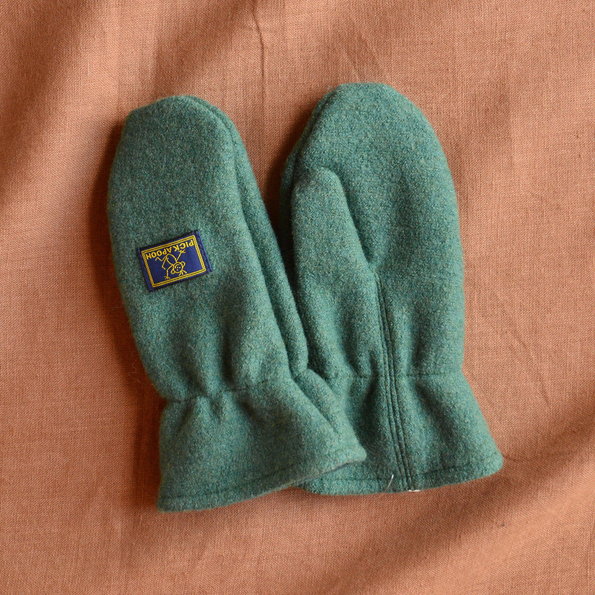 Boiled Wool Mittens With Wool/Silk Lining (9m-6y)