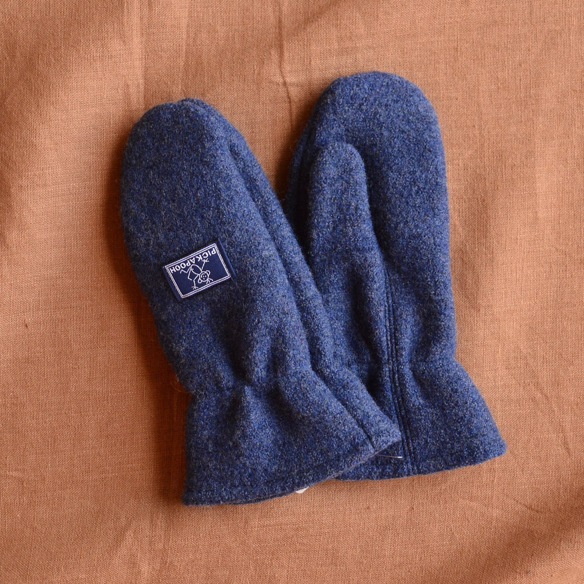 Boiled Wool Mittens With Wool/Silk Lining (9m-6y)
