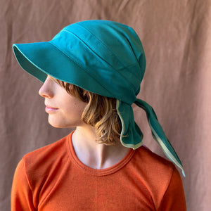 Bandana Style Sun Visor in 100% Organic Cotton UV60+ (Child-Adult)