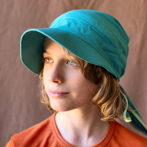 Bandana Style Sun Visor in 100% Organic Cotton UV60+ (Child-Adult)