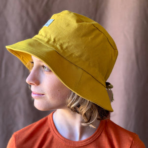 Bucket Hat in 100% Organic Cotton - UV60+ (9m-8y+)