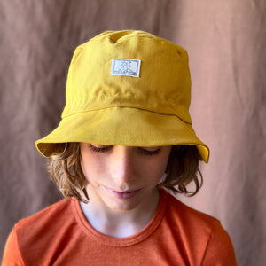 Bucket Hat in 100% Organic Cotton - UV60+ (9m-8y+)