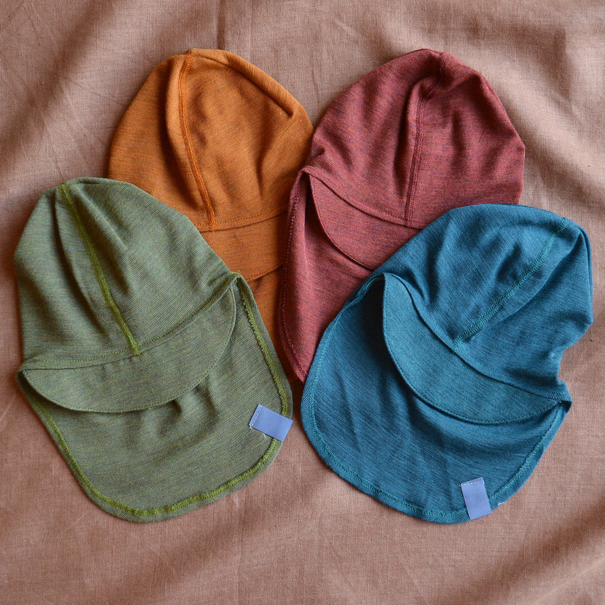 Merino Sun Visor - Organic Wool/Silk (Baby-Adult)