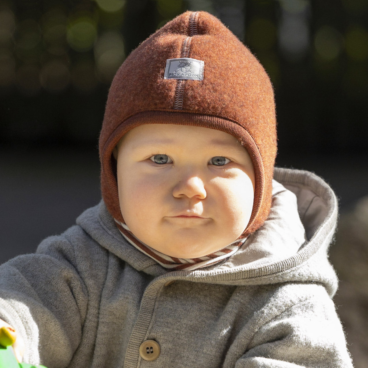 Baby's Wool Fleece Neckwarmer Balaclava by Pickapooh from Woollykins