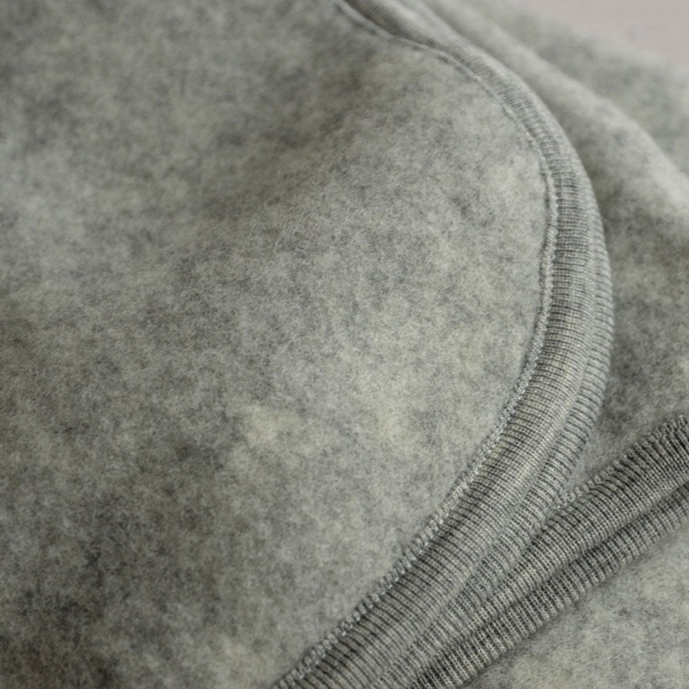 Organic Merino Wool Fleece Blanket - Large (180x160cm)