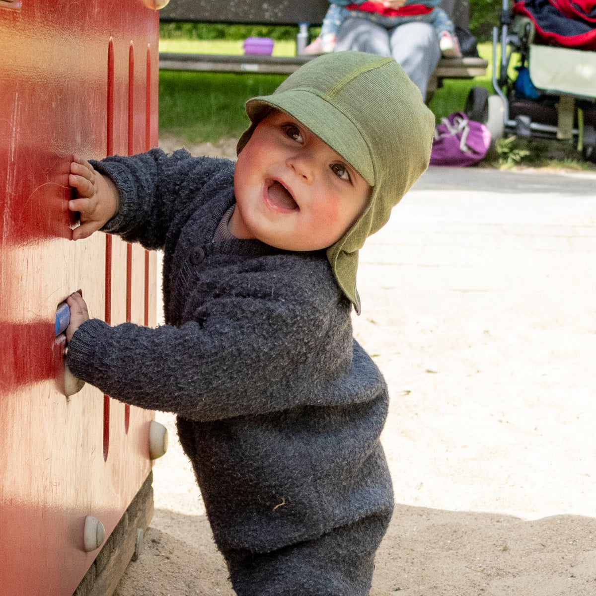 Merino Sun Visor - Organic Wool/Silk (Baby-Adult)