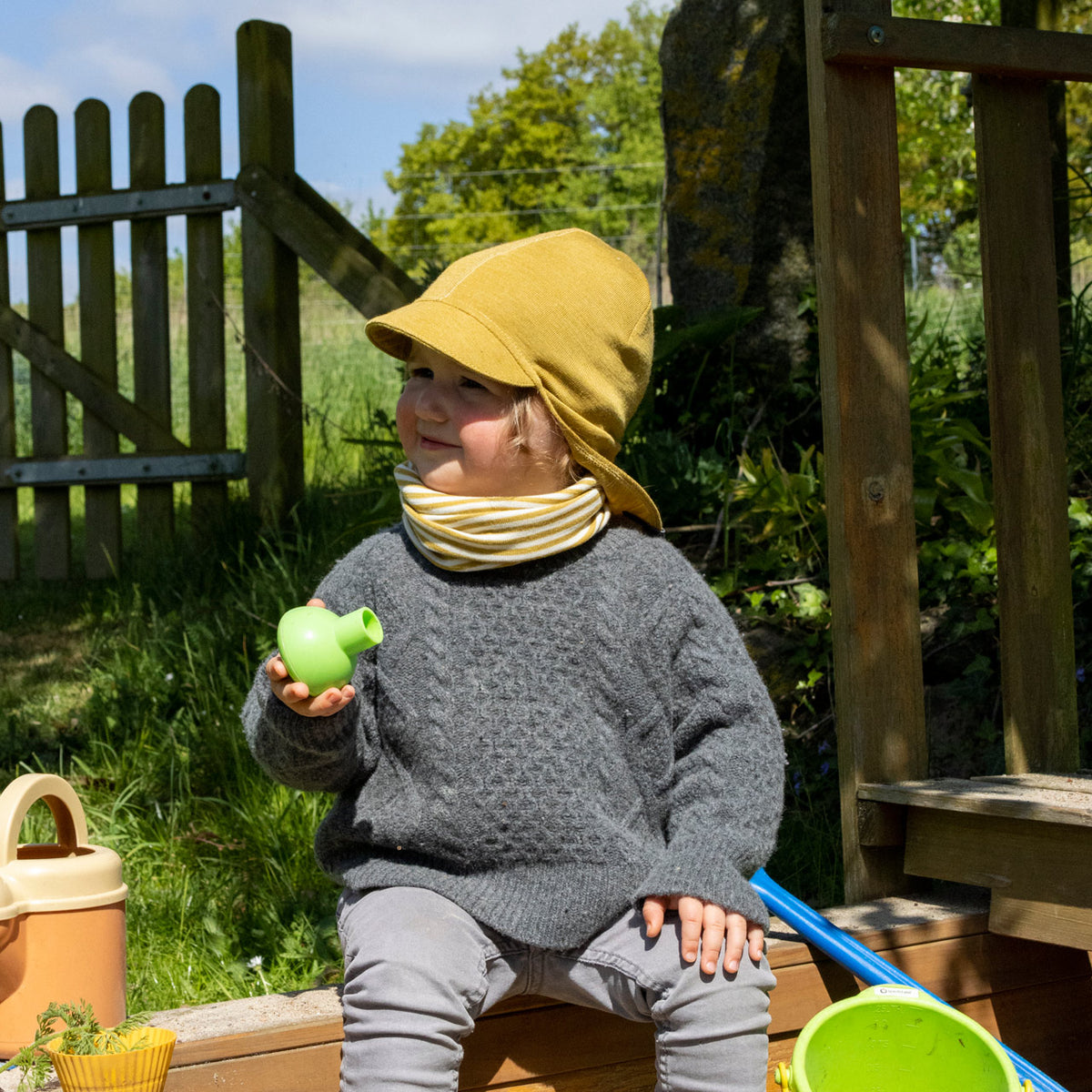 Merino Sun Visor - Organic Wool/Silk (Baby-Adult)