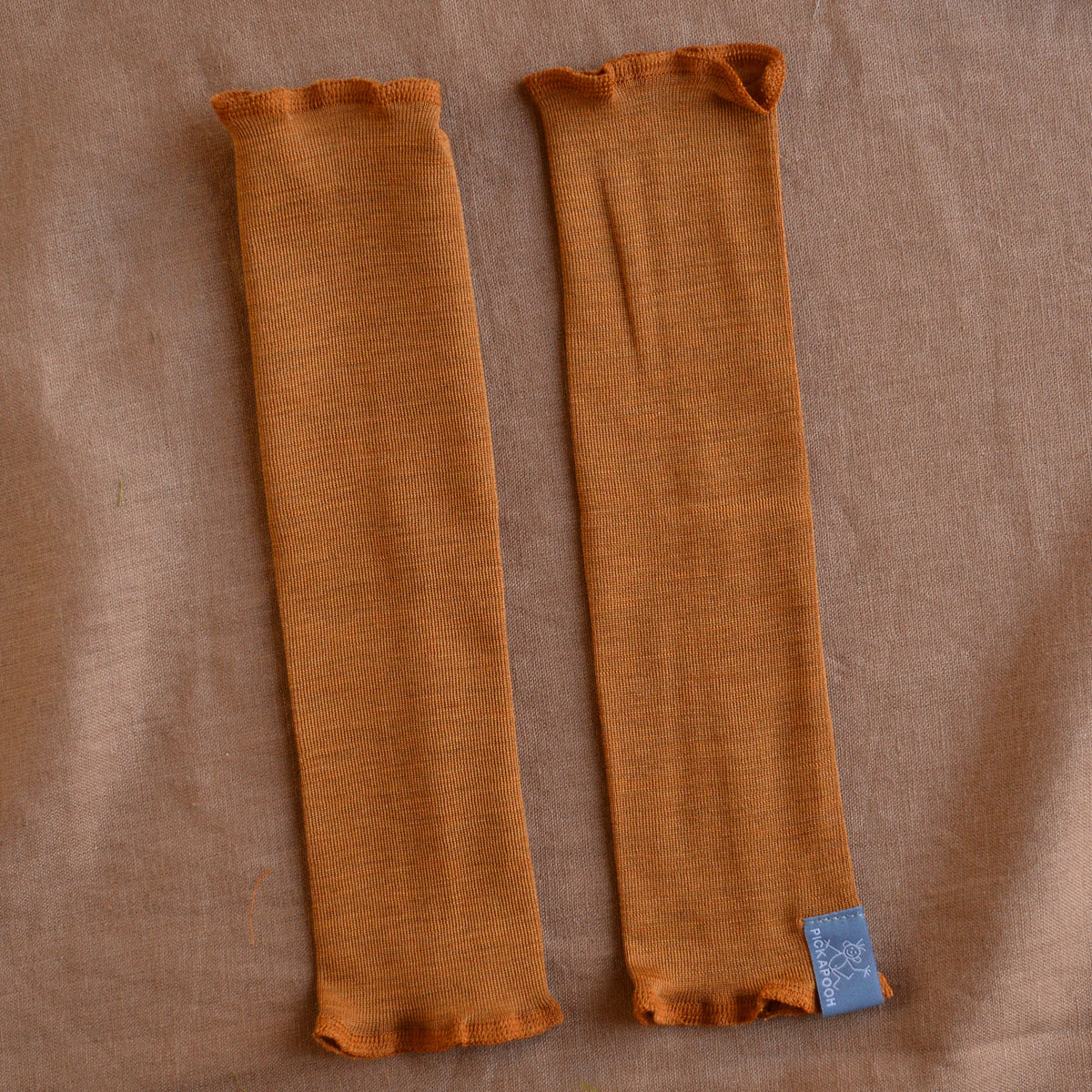 Baby Fine Legwarmers in Organic Wool/Silk (0-2y+)