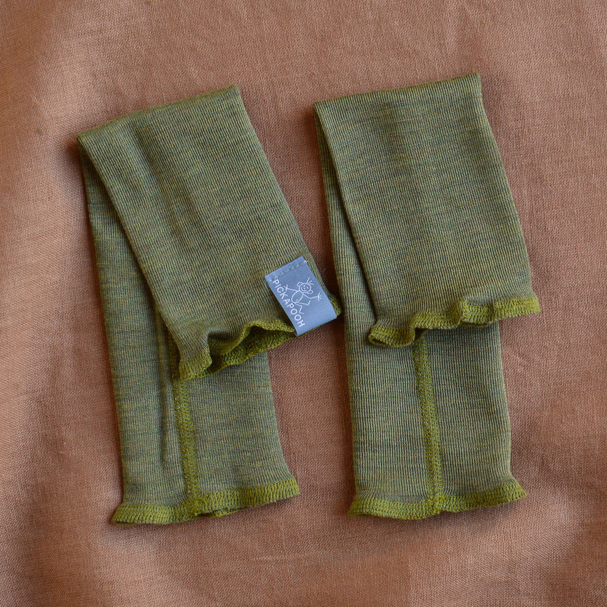 Baby Fine Legwarmers in Organic Wool/Silk (0-2y+)