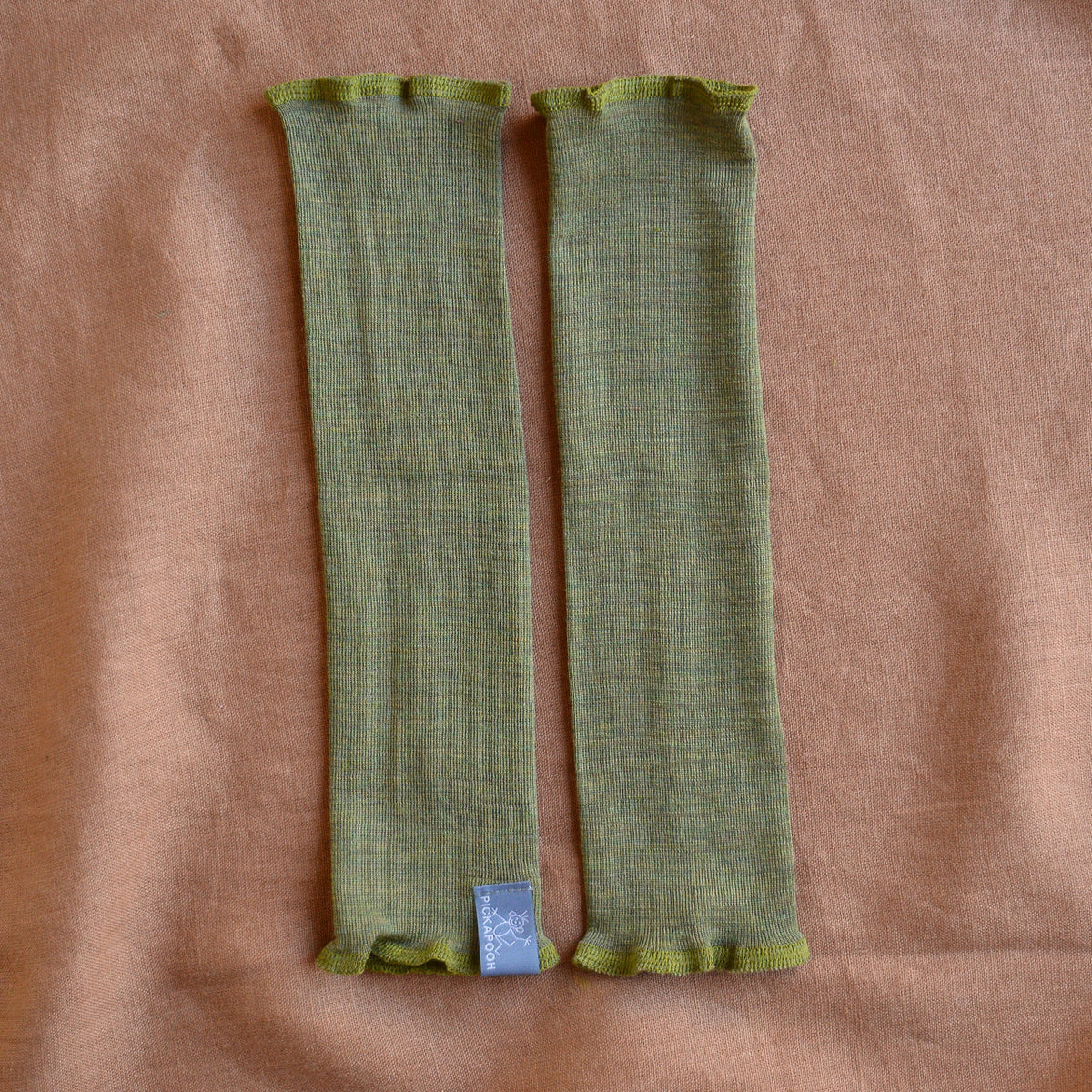 Baby Fine Legwarmers in Organic Wool/Silk (0-2y+)