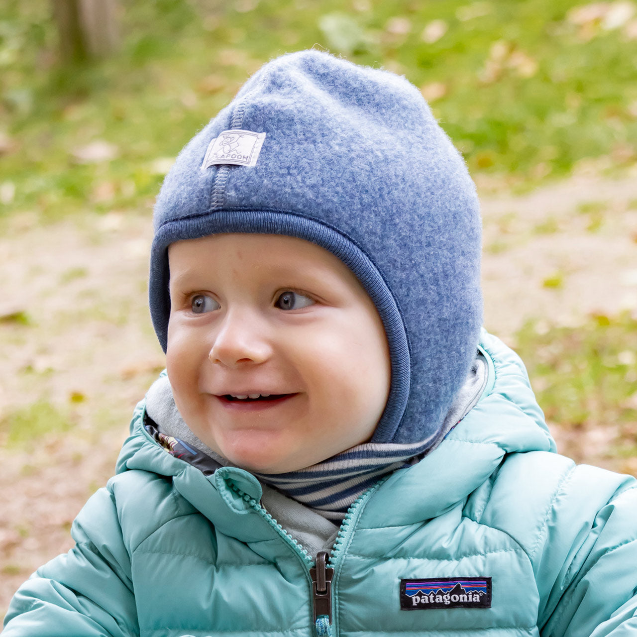 Baby's Wool Fleece Neckwarmer Balaclava by Pickapooh from Woollykins