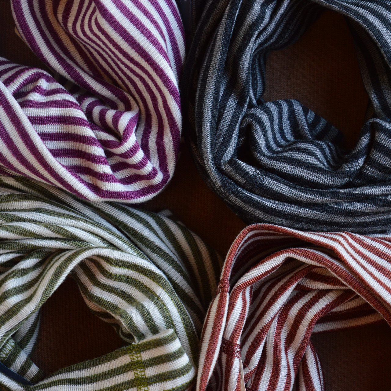 Loop Scarf in Silk and Organic Merino by Pickapooh from Woollykins