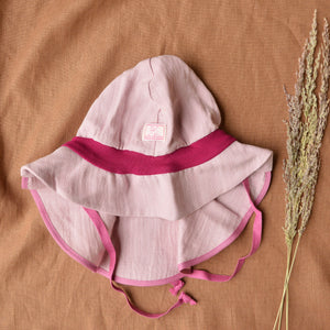 Firefighter Sun Hat - 100% Organic Cotton Muslin (6m-5y+)