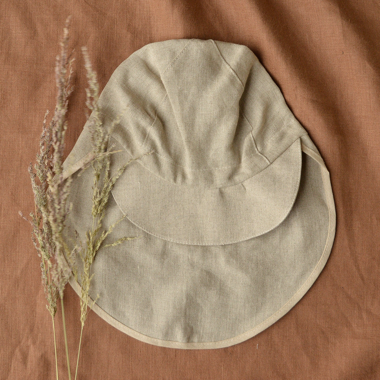 Legionnaire Cap - 100% Organic Linen (Child-Youth+)