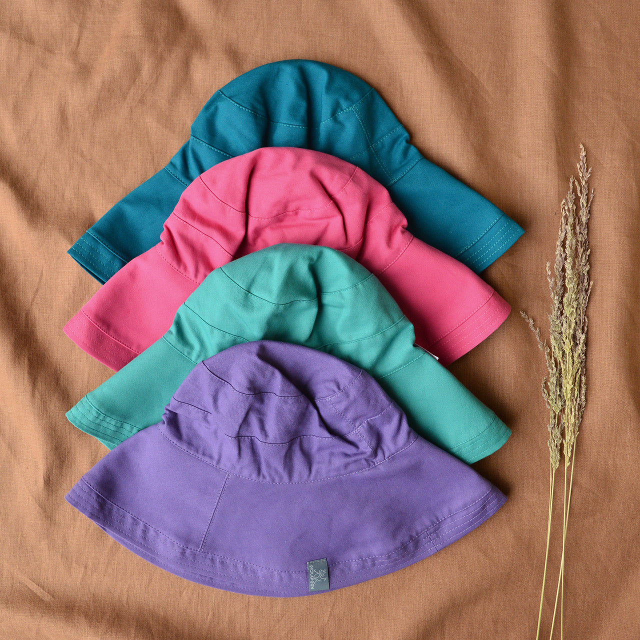 Wide Brim Hat Sofie - 100% Organic Cotton - UV80 (Child-Adults)