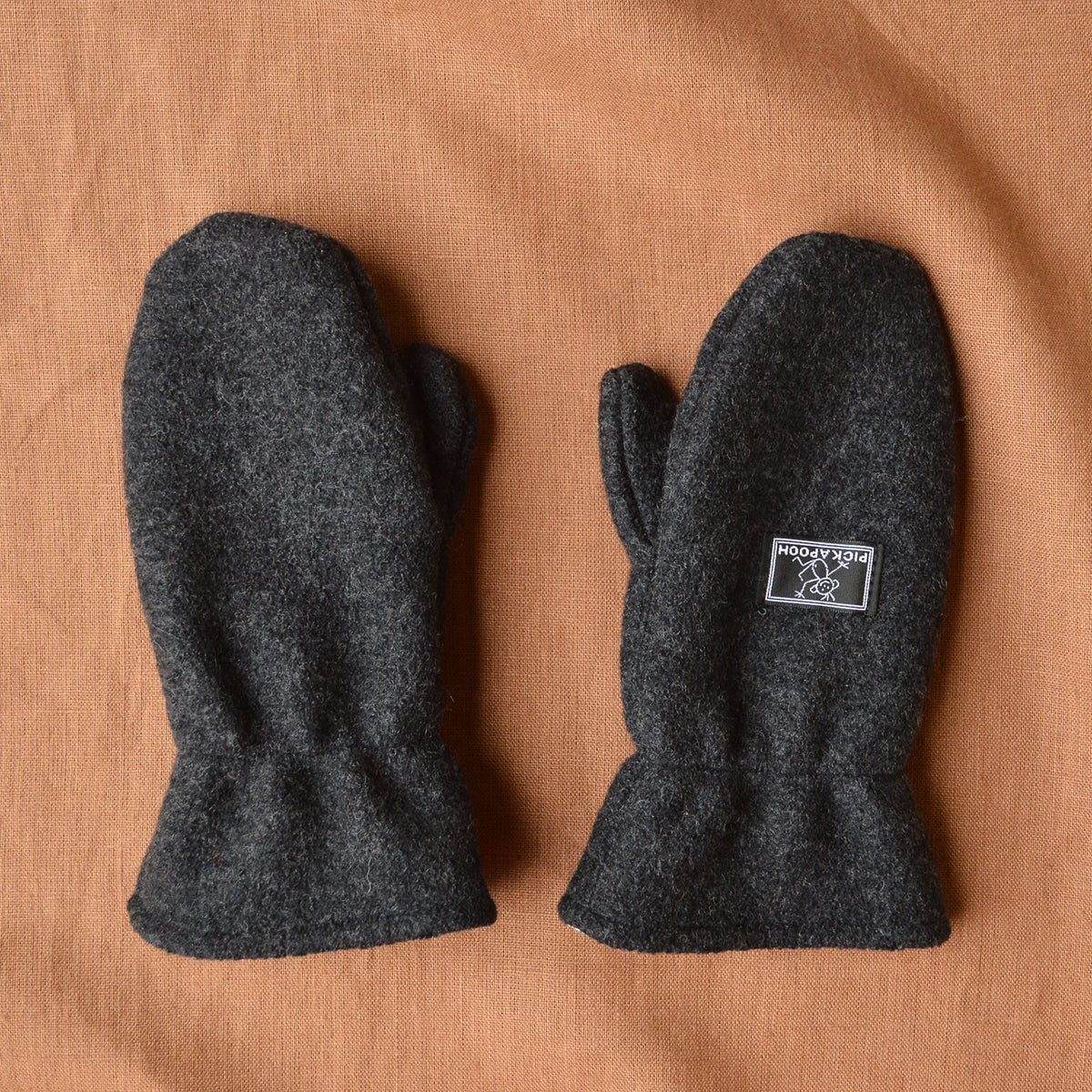 Child's Organic Boiled Wool Mittens (4-6y+) *Last One!