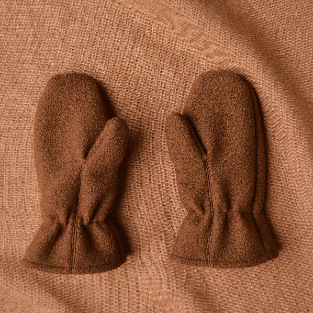 Child's Organic Boiled Wool Mittens (4-6y+) *Last One!