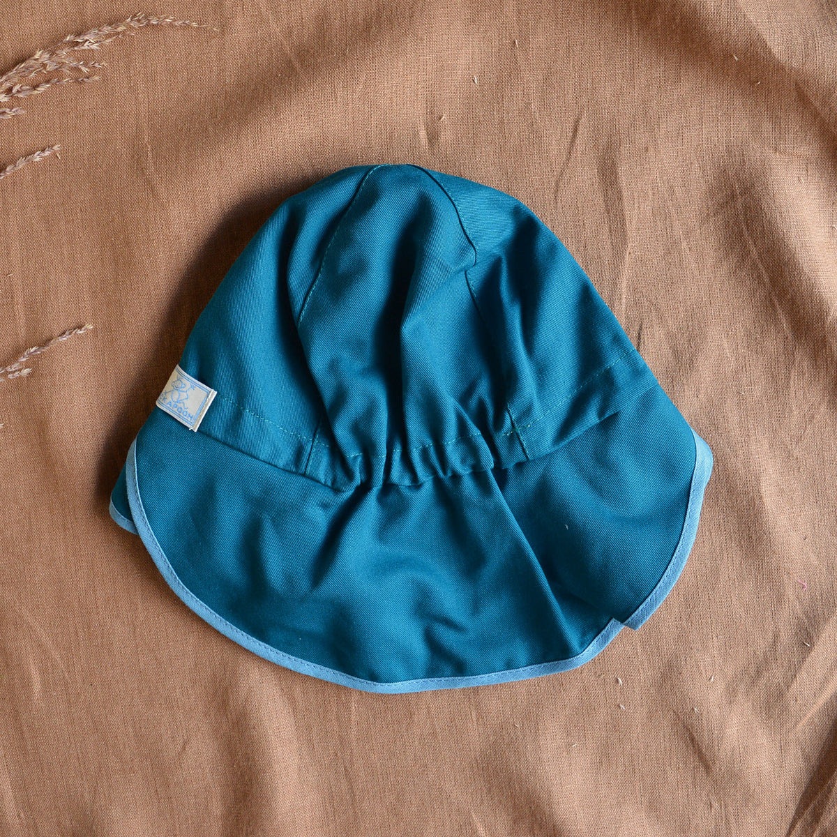 Tom Baby Legionnaire Sun Cap with Ear Cover in Organic Cotton UV60+ (1m-4y+)