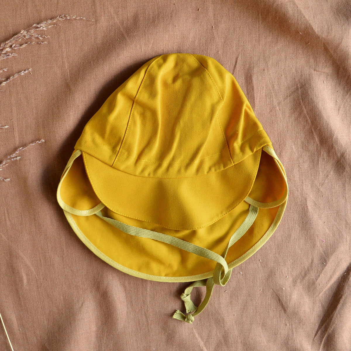 Tom Baby Legionnaire Sun Cap with Ear Cover in Organic Cotton UV60+ (1m-4y+)