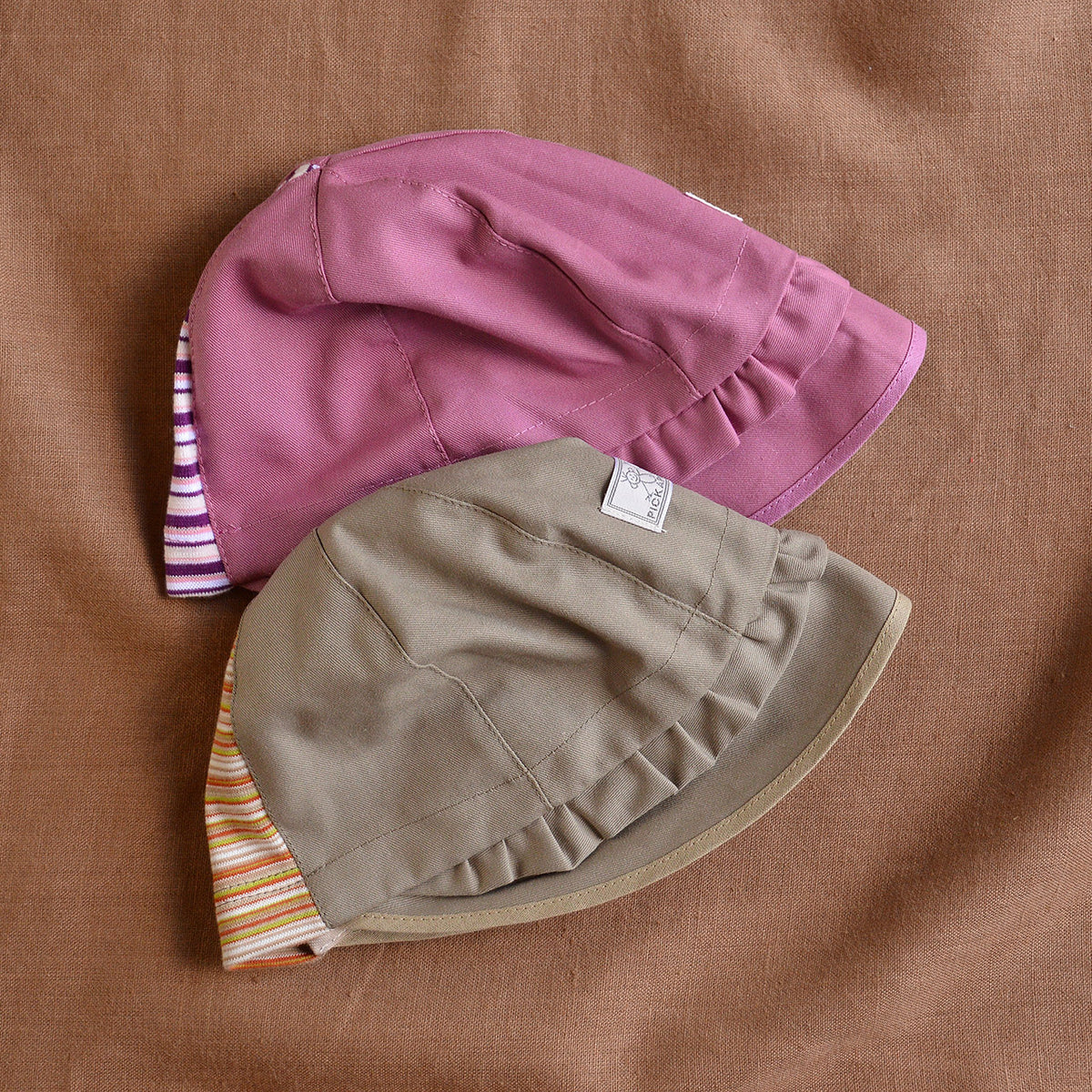 Emma Baby Sun Bonnet - 100% Organic Cotton - UV40 (1-12m)