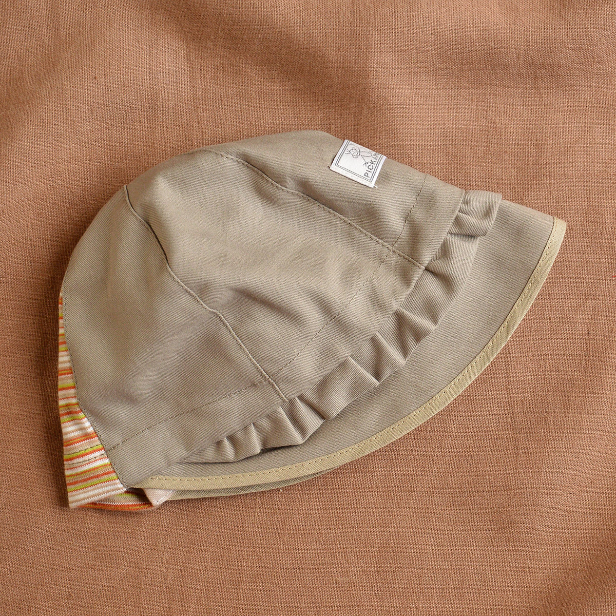 Emma Baby Sun Bonnet - 100% Organic Cotton - UV40 (1-12m)