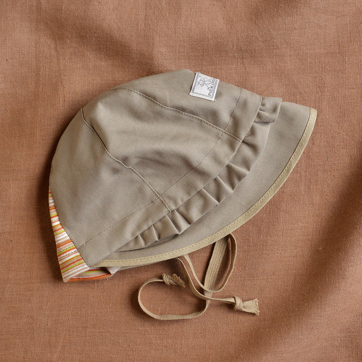 Emma Baby Sun Bonnet - 100% Organic Cotton - UV40 (1-12m)