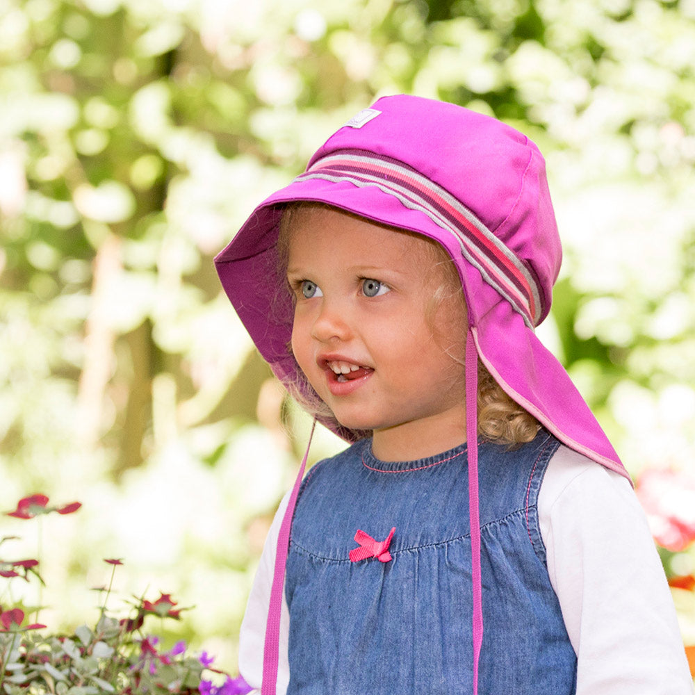 Firefighter Sun Hat - 100% Organic Cotton - UV60+ (6m-8y+)