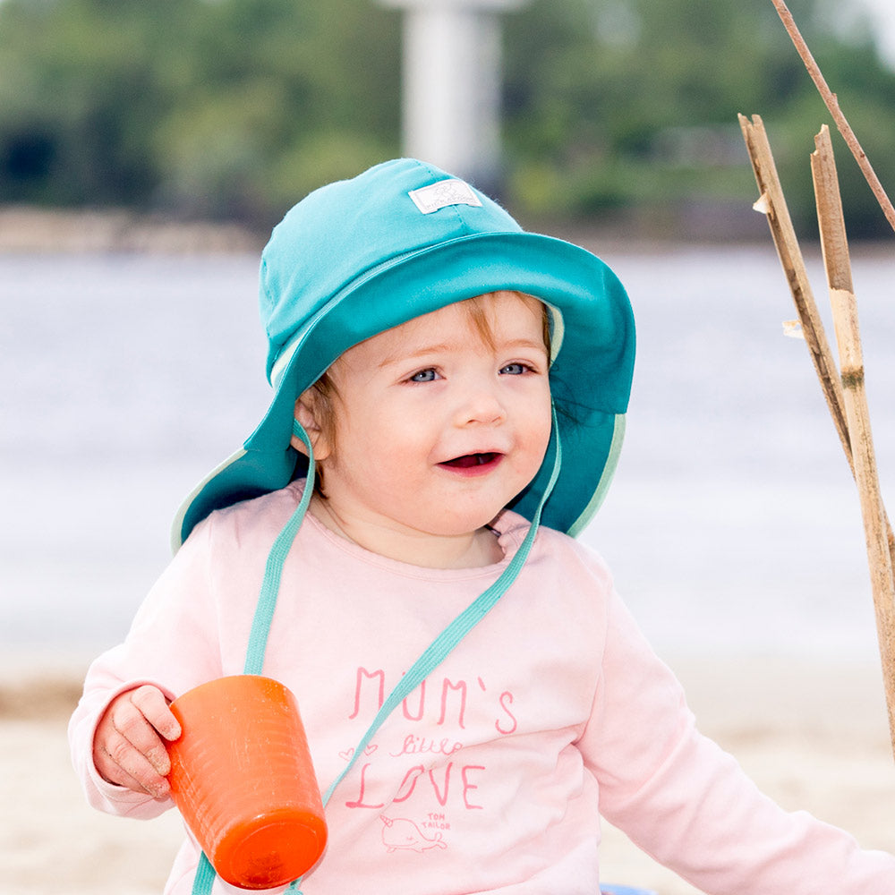 Firefighter Sun Hat - 100% Organic Cotton - UV60+ (6m-8y+)