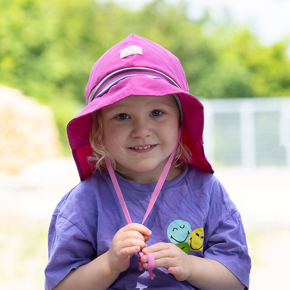 Firefighter Sun Hat - 100% Organic Cotton - UV60+ (6m-8y+)