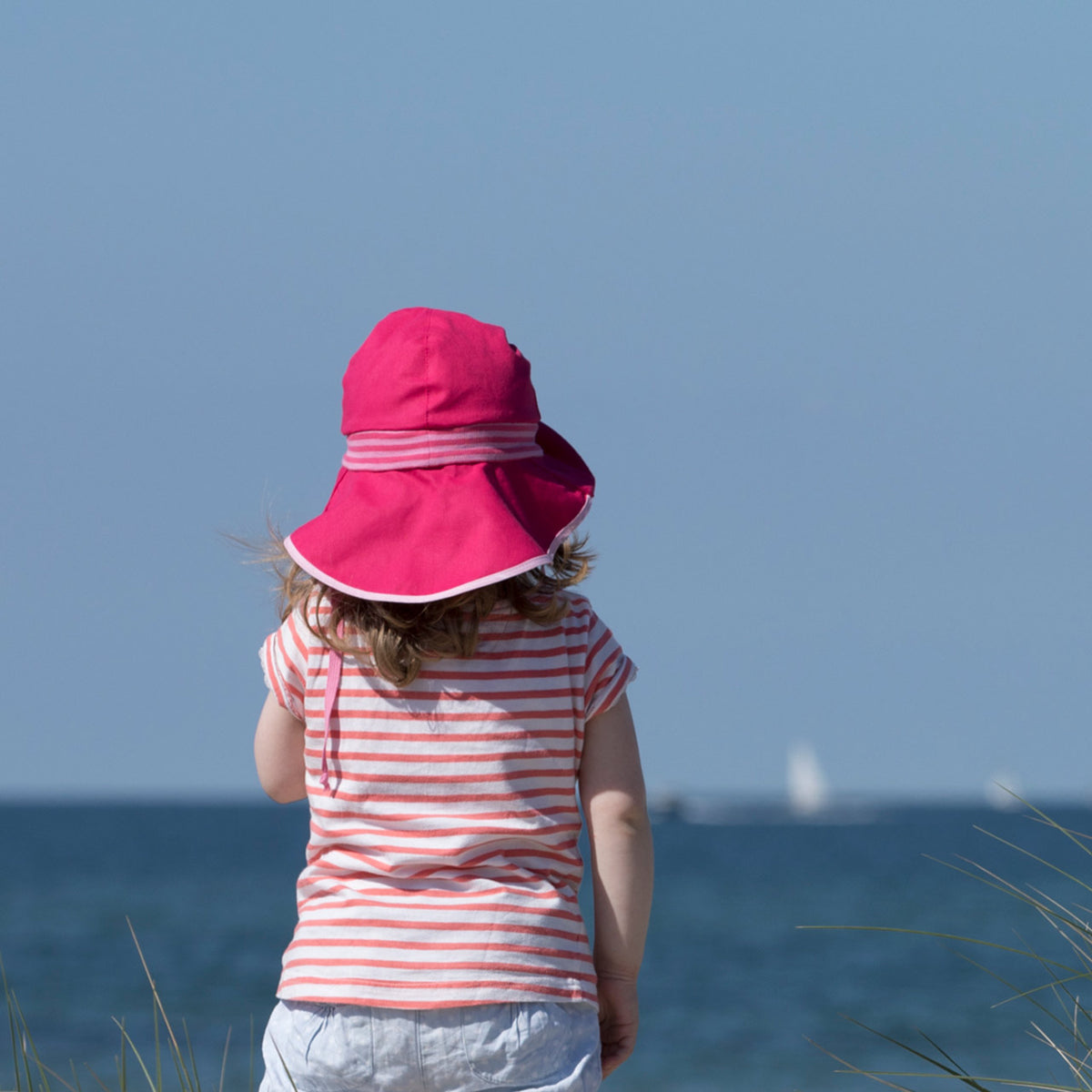 Firefighter Sun Hat - 100% Organic Cotton - UV60+ (6m-8y+)