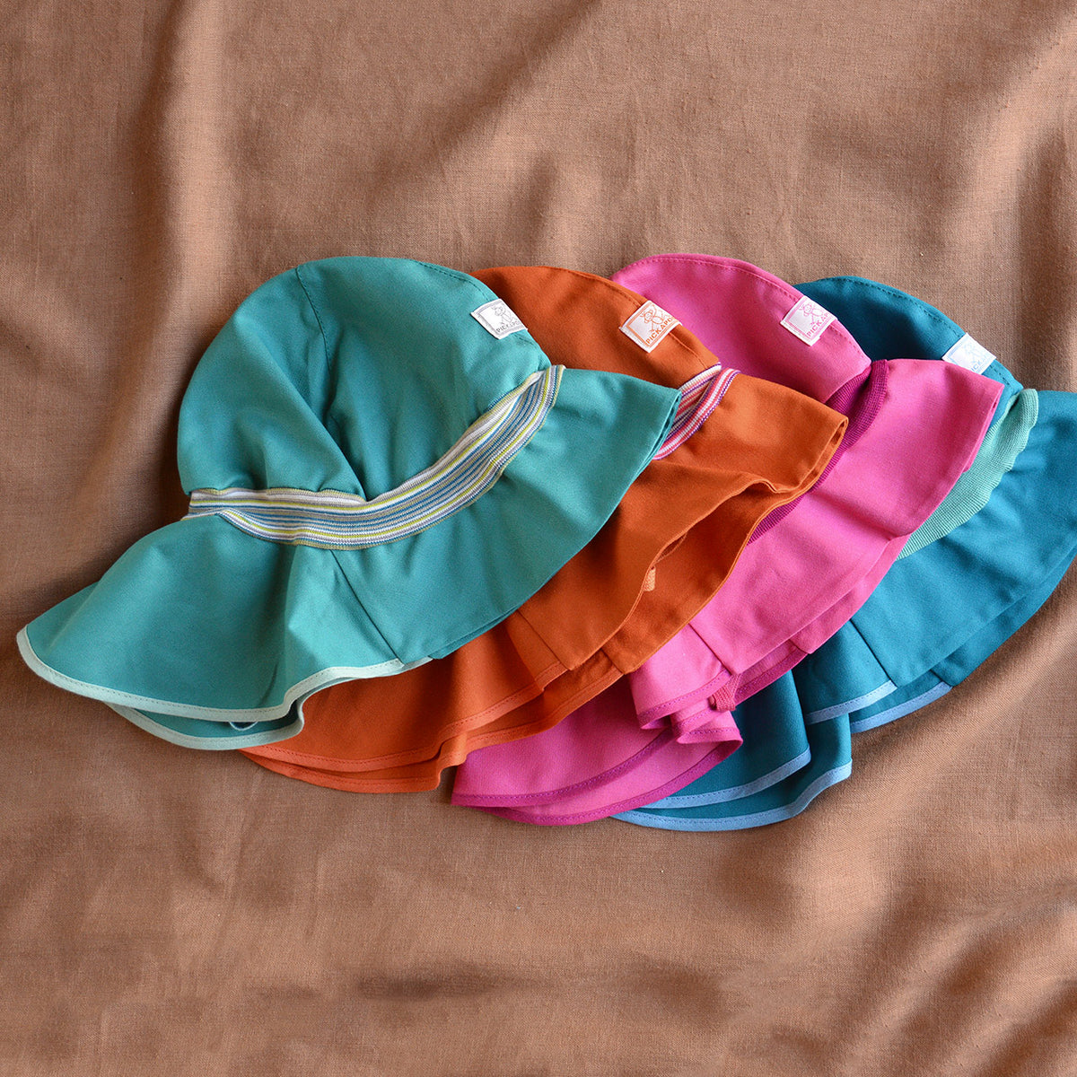 Firefighter Sun Hat - 100% Organic Cotton - UV60+ (6m-8y+)