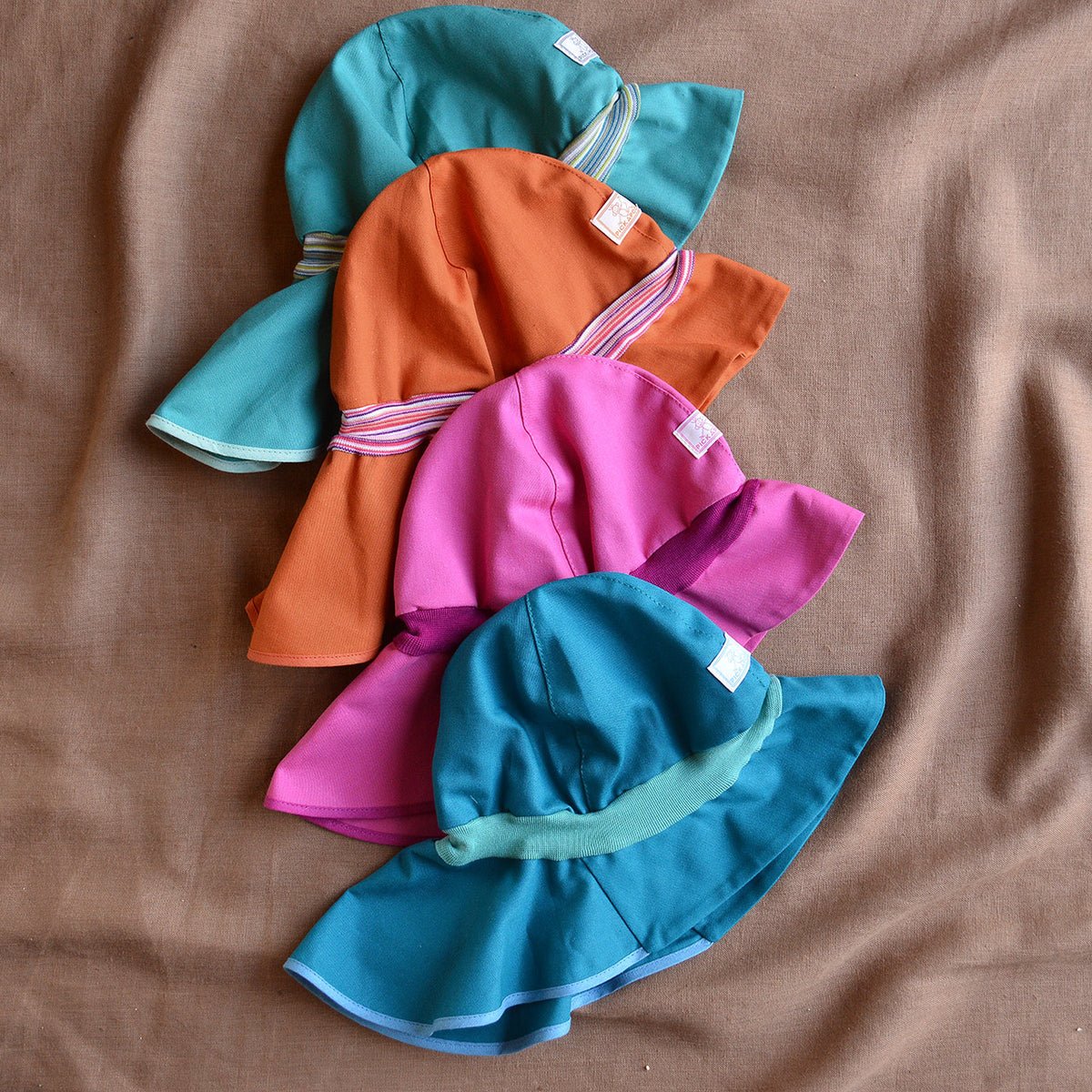 Firefighter Sun Hat - 100% Organic Cotton - UV60+ (6m-8y+)