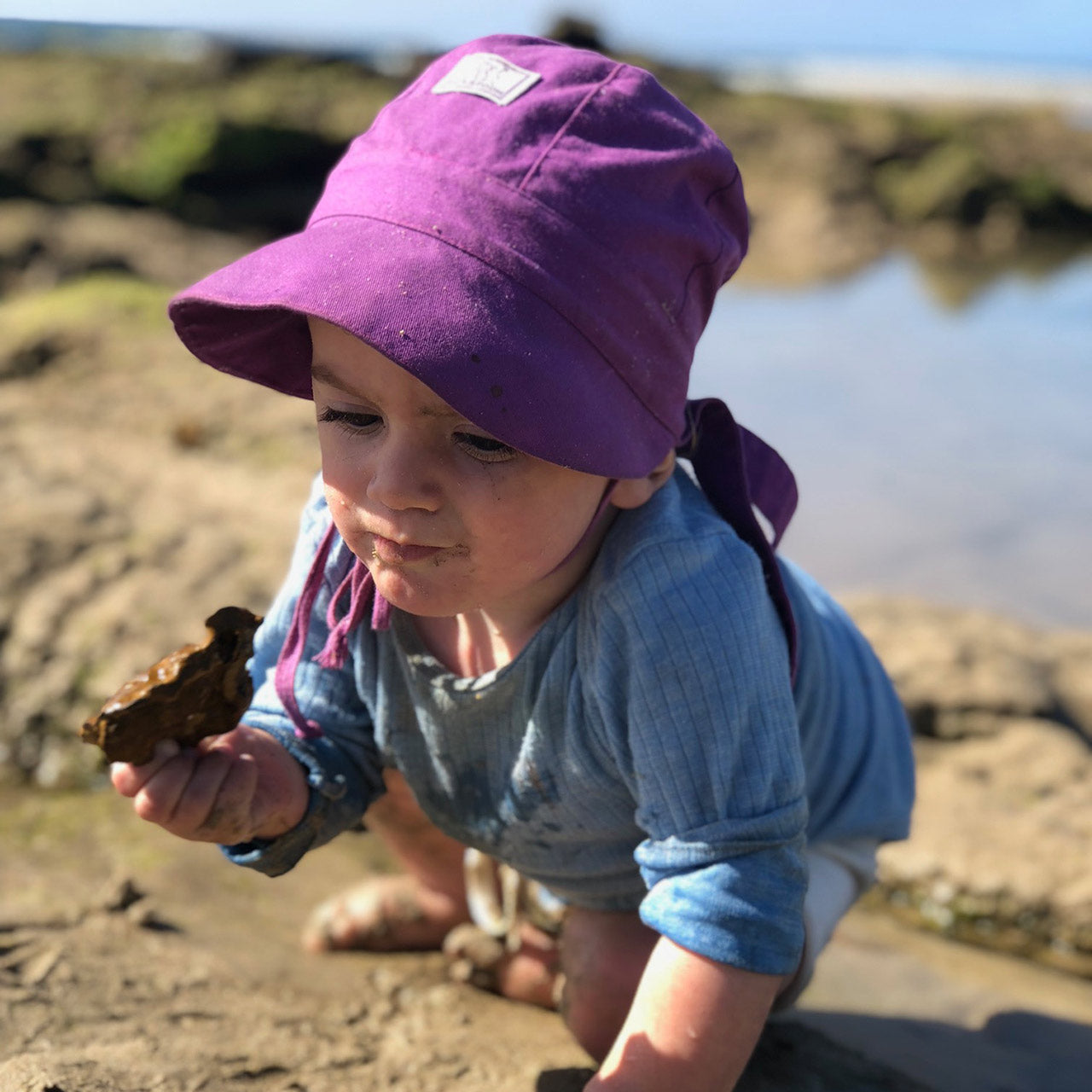 Sun Bonnet Amelie - 100% Organic Cotton - UV60+ (6m-4y+)