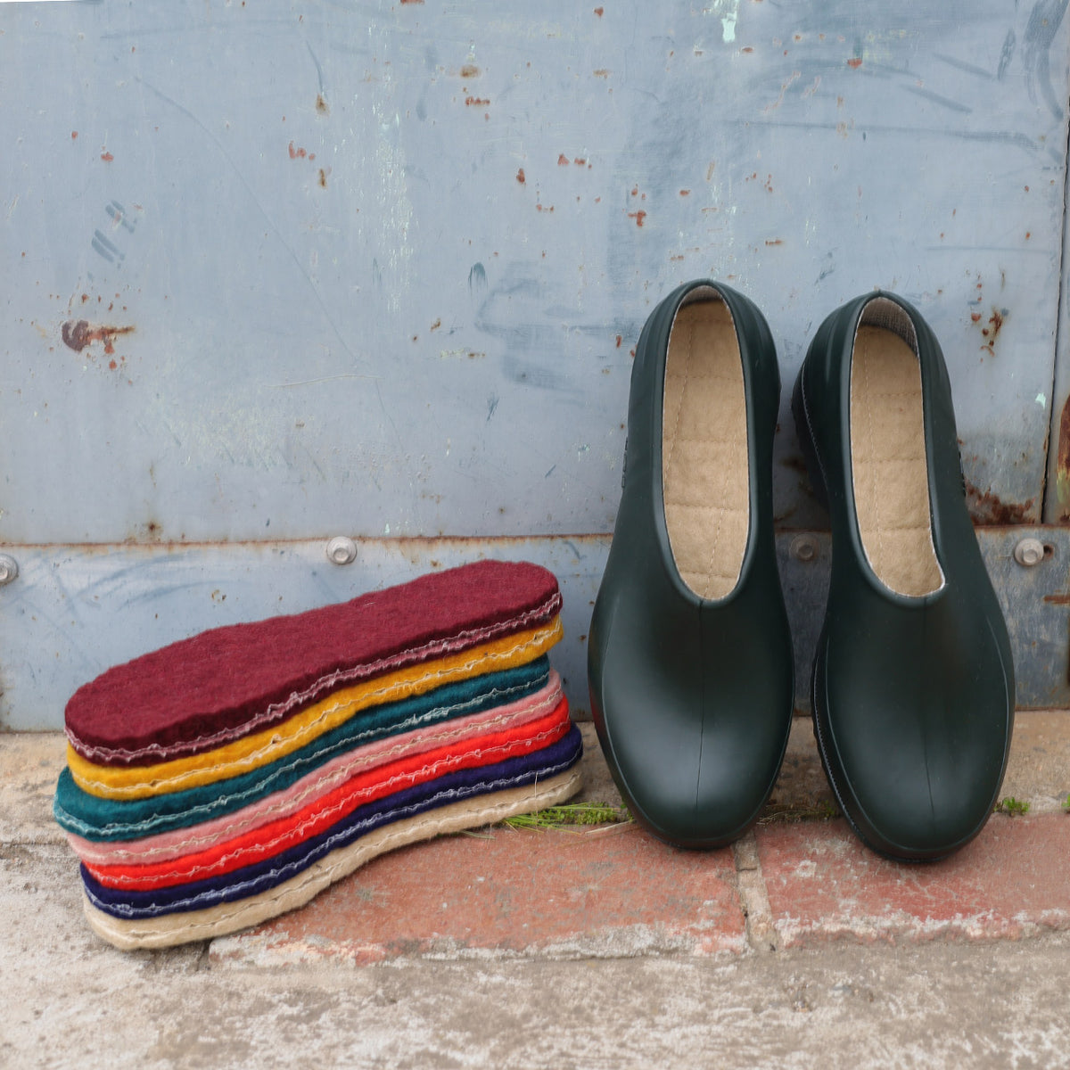 Gardenia Clogs - 100% Recycled Plastic/Hemp - Vert (Adults 36-42)
