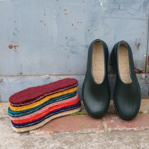 Gardenia Clogs - 100% Recycled Plastic/Hemp - Vert (Adults 36-42)
