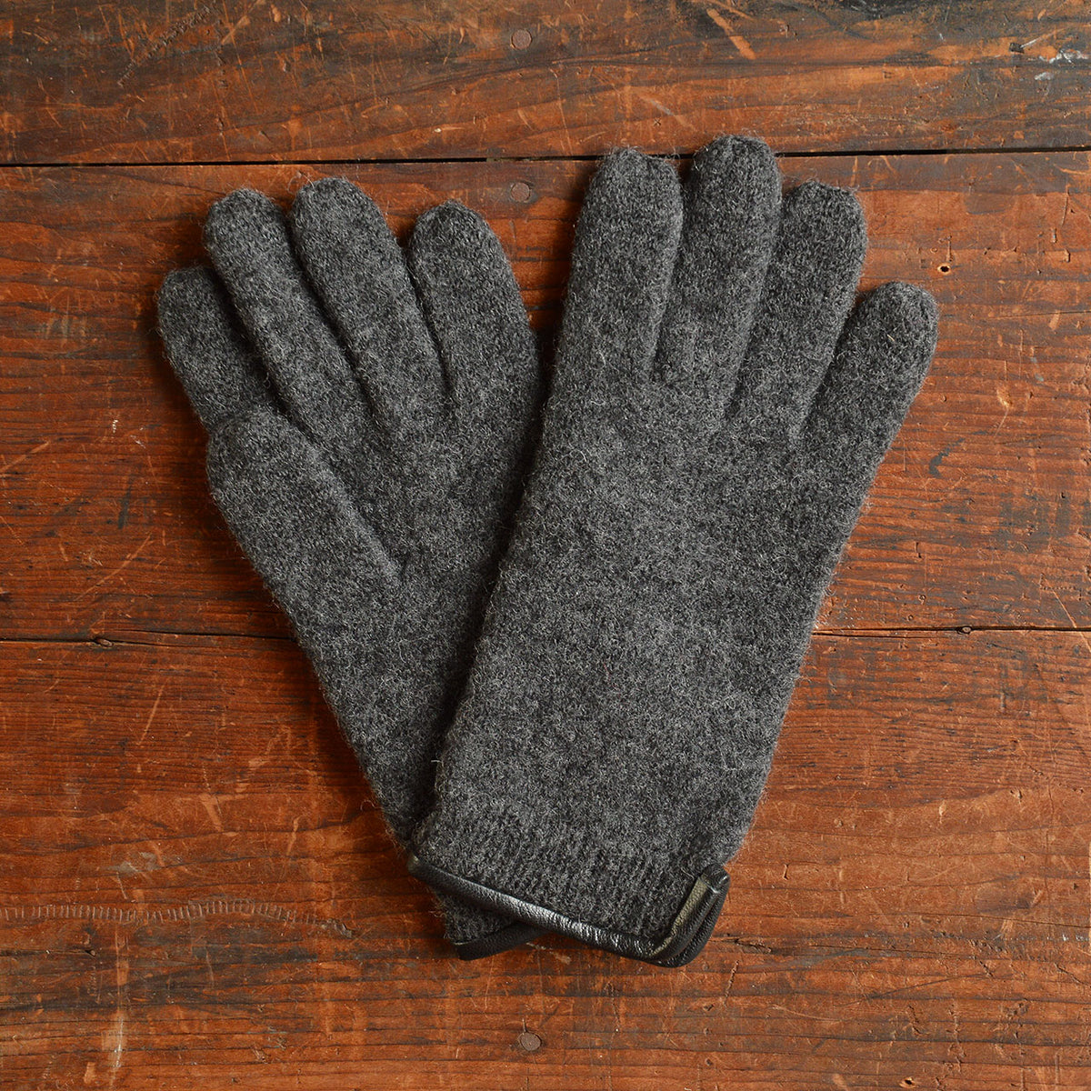 Adults Brushed Wool Gloves - 100% Organic Merino