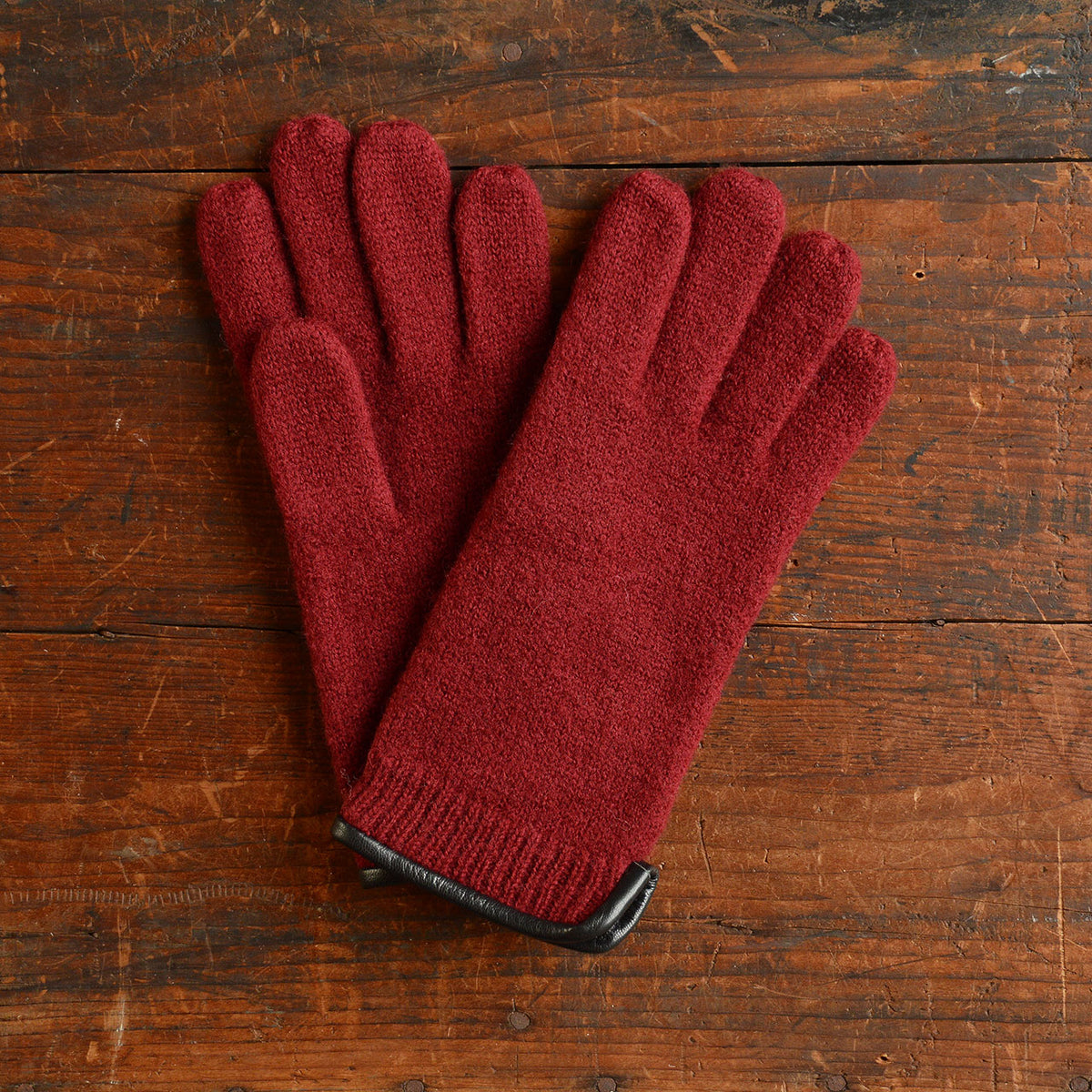 Adults Brushed Wool Gloves - 100% Organic Merino