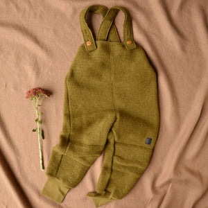Dungarees - Boiled Organic Merino/Cotton Blend (1-3y)